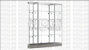 Торговые витрины из алюминиевого профиля