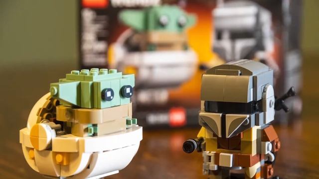 LEGO BrickHeadz Star Wars: The Mandalorian and The Child - Build this Brick смотреть онлайн