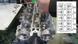 YAMAHA F100. Ремонт гбц, замена вкладышей, сборка [часть 2].