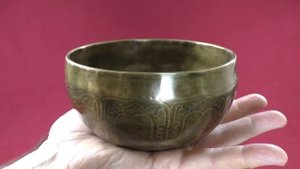 Поющая чаша Блэк Антик 13,1 см, Ре 1199 Гц