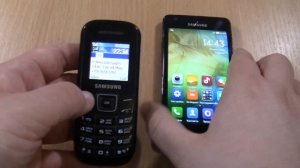 Samsung S2 MIUI Incoming call &Samsung 1200M black Outgoing call