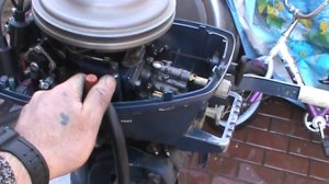 Лодочный мотор Evenrud 4hp с установленным ЭСЗ