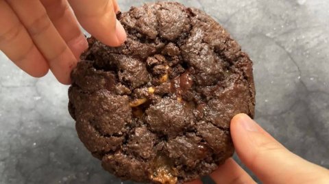 NY КУКИС с начинкой СНИКЕРС 🔥ПОПУЛЯРНЫЙ РЕЦЕПТ ВКУСНЕЙШЕГО ПЕЧЕНЬЯ