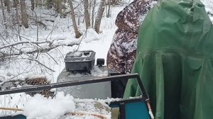 На каракате через речку