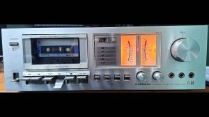 мини-обзор кассетной деки Pioneer CT-600 (1979) после профилактики.