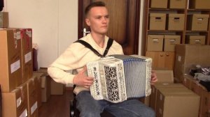 Итальянская гармонь "Дино Баффетти", пятиголосная, Ре мажор