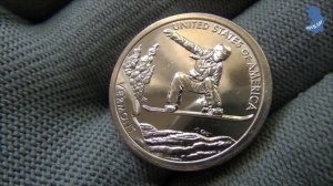 1 доллар 2022 года Сноуборд .Двор D .США. Монета из серии Американские инновации штат Вермонт #533