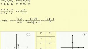 Конформные отображения c помощью дробно-линейной функции: отображение по трем точкам