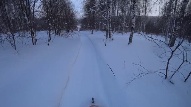 На снегоходе, урочище Еловка смотреть онлайн