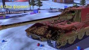 Tanks  Blitz Золотая яга (много ли она голды принесет за год ?)