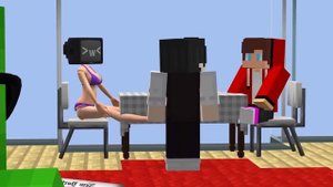 JJ and Mikey SPIN the BOTTLE with TV WOMAN and CAMERA WOMAN and SPEAKER WOMAN! in Minecraft - Maize