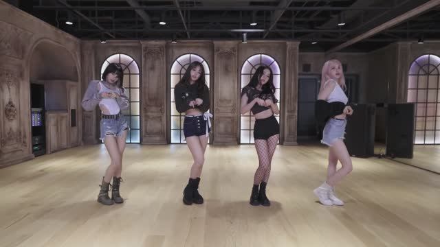 BLACKPINK (블랙핑크) - 'Lovesick Girl' dance practice mirrored