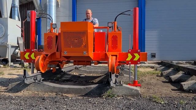 Путерихтовочная машина ПРМ-1. Выправка - рихтовка пути в плане и в профиле смотреть онлайн