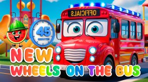 Wheels On The Bus  | 45-Minute Live Nursery Rhymes & Kids Songs Marathon!