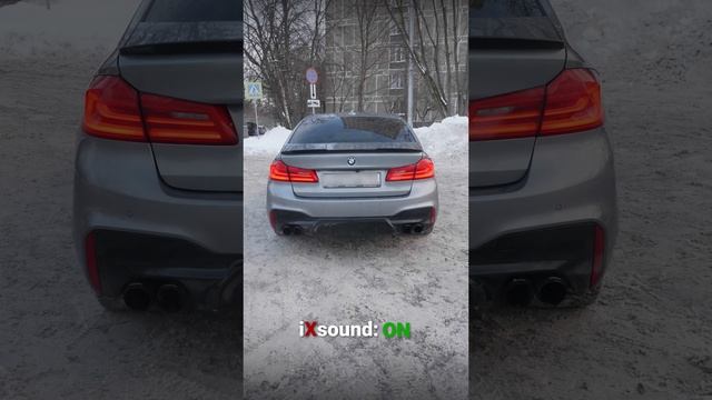 BMW 530d c cистемой активного выхлопа iXsound