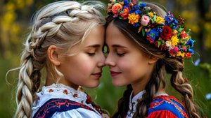 Премьера песни "Две сестры Россия  ♡ Украина " на стихи Ксении Павленко