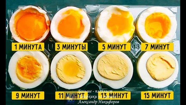 Лайфхак. Сколько минут варить яйца