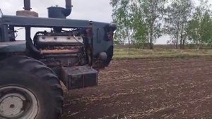Новая жизнь трактора т150к с двигателем ямз 238