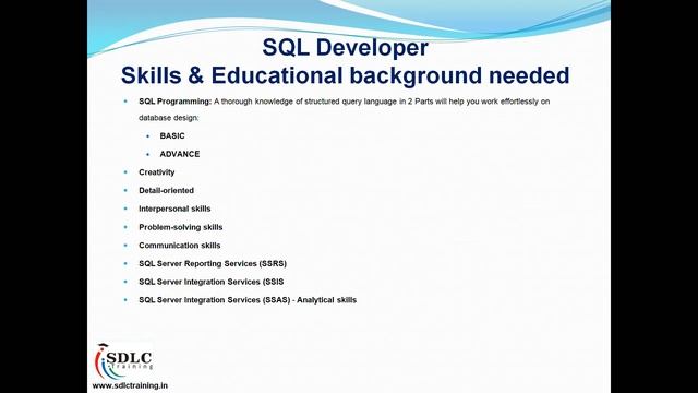 SQL Server Training for Beginners | Demo Class | SDLC Training