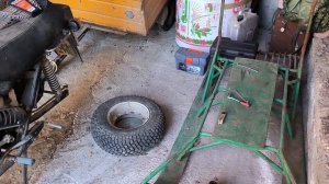 Снятие и установка заднего колеса на мотоцикле Тула ТМЗ-5.952