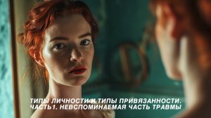 Типы личности и типы привязанности. Часть 1. Невспоминаемая часть травмы