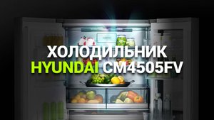 ХОЛОДИЛЬНИК HYUNDAI CM4505FV: ИДЕАЛЬНЫЙ ВЫБОР ДЛЯ СЕМЬИ