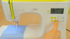 Работа с памятью на швейной машине NECCHI 5885