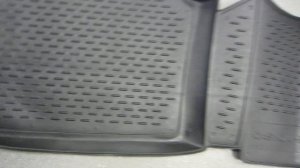 Коврики в салон Nissan Qashqai+2 кроссовер 2007-2014. Цвет чёрный