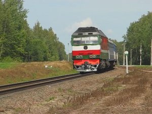 ТЭП70-0370 (БЧ, ТЧ-15 Орша) с поездом №641 Орша - Гомель (БЧ)