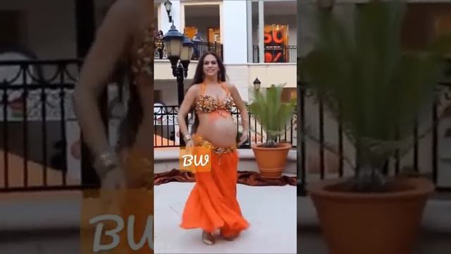 9 month pregnant belly dance#bellydance #beauty