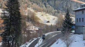 Снегопад в сельской местности Швейцарии - Расслабляющая снежная прогулка по самым красивым...