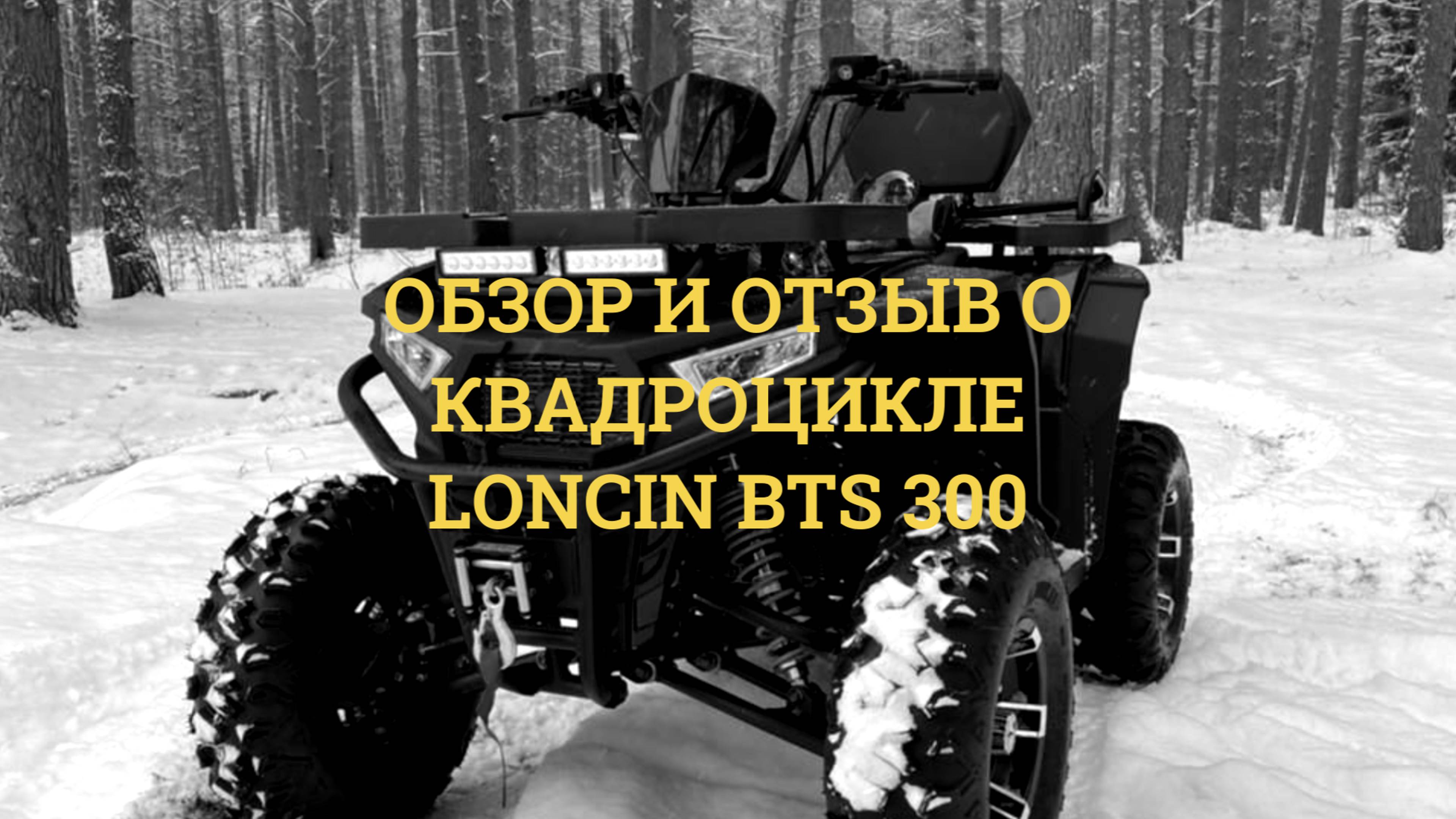 Loncin BTS 300 - это беда какая то - отзыв и мое личное мнение