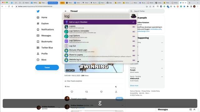 Quick Journal Logging in Obsidian using Alfred and Shortcuts