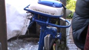 Лодочный мотор Johnson 4hp. Полная реставрация. 2