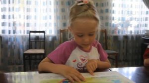 Оля начало и конец обучения, методика Полякова