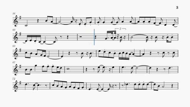 Anna Verrà (Pino Daniele) Eb sax music score(360P)