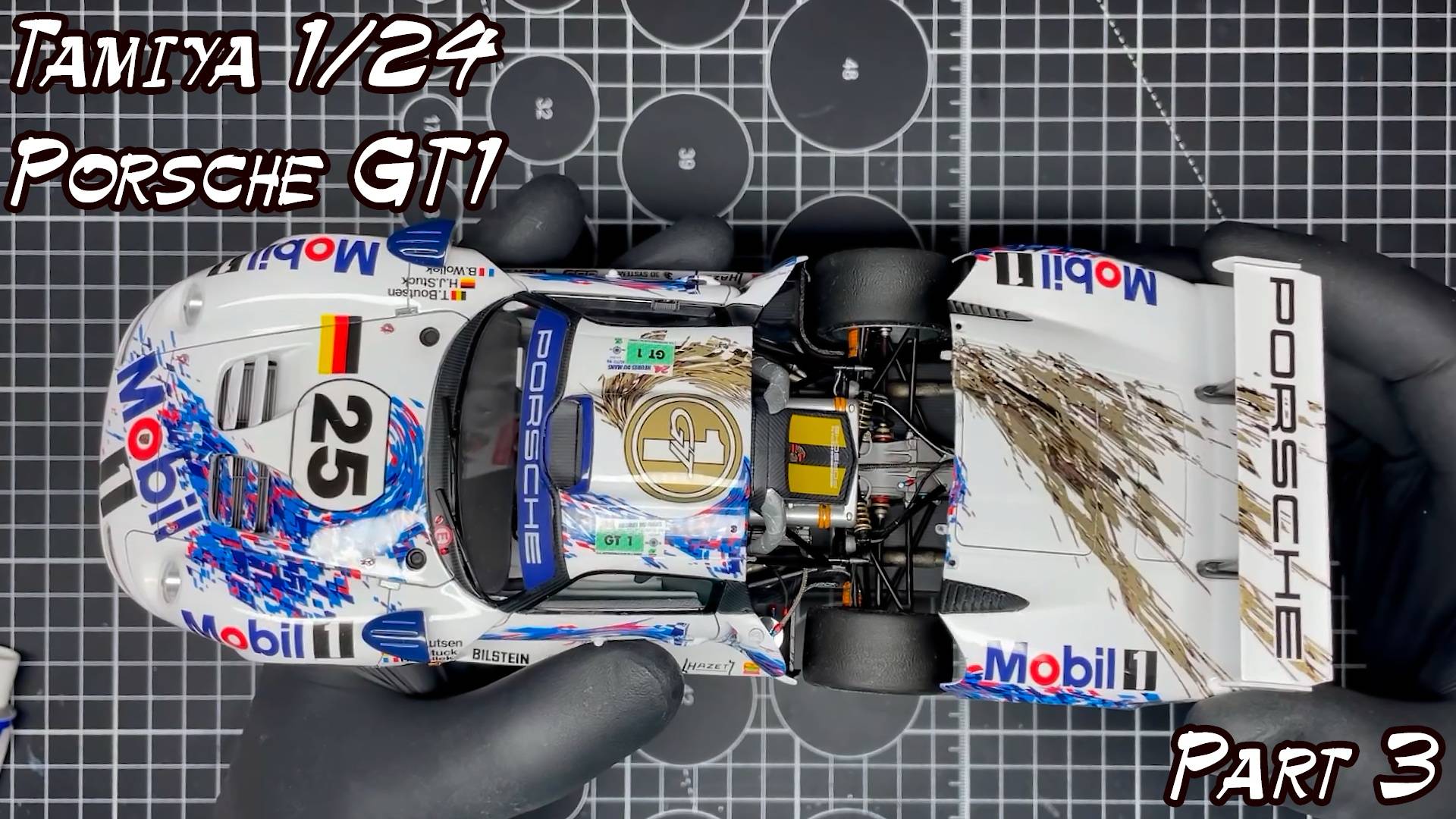 Tamiya 1/24 Porsche GT1 часть 3