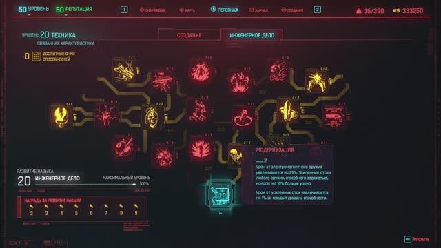 Cyberpunk 2077 - Билд Инженера (Электромагнитные револьверы)