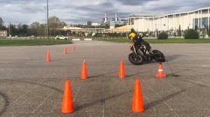 IKKYU Straight Slalom Алексей Ткаченко Suzuki GSX-R750 L2 Gymkhana Ростов 34,183c 1 декабря 2023 г.