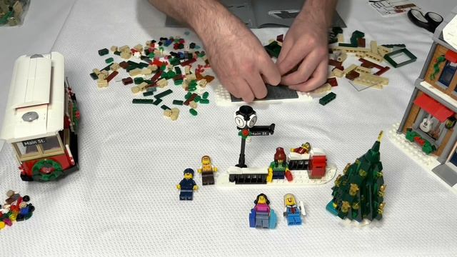Lego Holiday Main Street Unboxing Speed Build & 360 View! Set 10308 смотреть онлайн