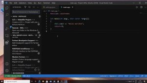 VS Code on Windows-10 for C, C++, and Fortran Part VI