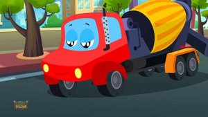 Lollipop Song | Little Red Car Cartoons | Songs For Children