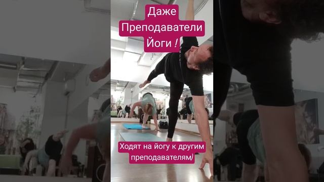 Преподаватели йоги, ходят к другим. #йогадлявсех #yoga #открытаяйога #олегатма #йогадляначинающих