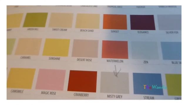 Wzornik próbki 4 kolorów na ścianie. Farba do ściany, malowanie. Jak dobrać kolor farby? Remont. смотреть онлайн