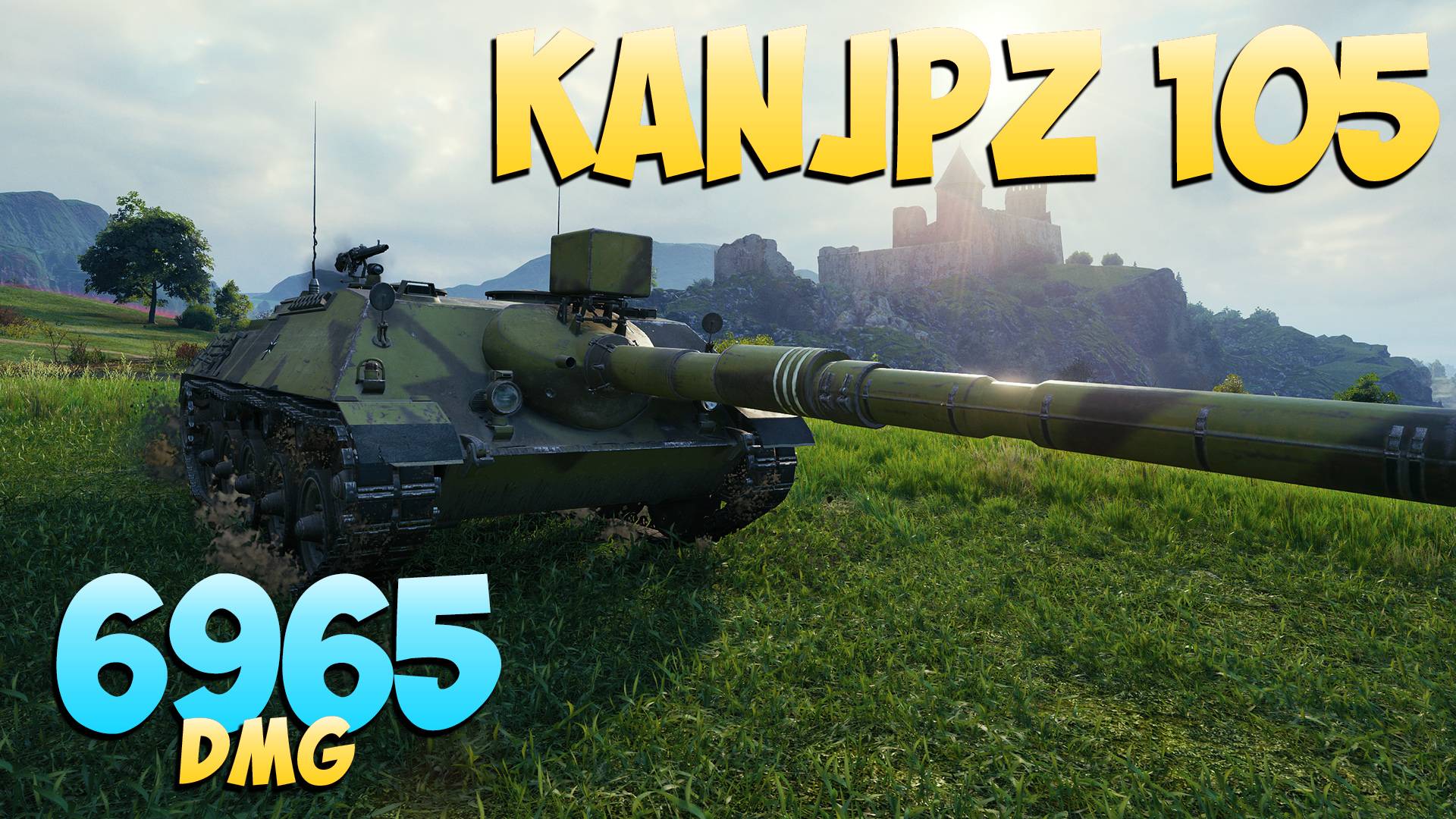 KanJPz 105 - 5 Фрагов 6.9K Урона - Ценная блоха! - Мир Танков