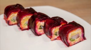 СЕЛЕДКА ПОД ШУБОЙ. Роллы. Необычная подача известного салата