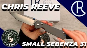 Нож Chris Reeve Small Sebenza 31, CPM MagnaCut, 6AL4V Titanium Handle, S31-1000