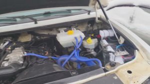 Запуск УАЗа на холодную с титанатом 2х40