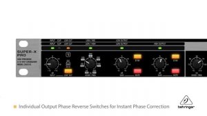 SUPER-X PRO CX2310 Stereo 2-Way/Mono 3-Way Crossover