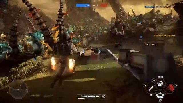 CONTROLLER VALT UIT IN DE GAME! - Star Wars Battlefront 2 Heroes vs Villians смотреть онлайн